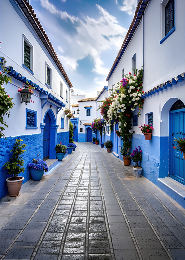 Blue Streets Of Chefchaouen