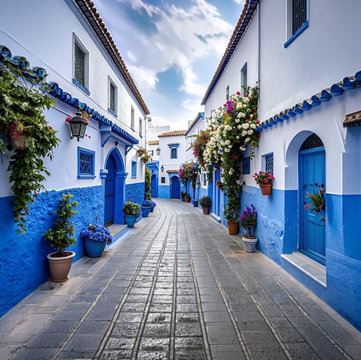 Blue Streets Of Chefchaouen